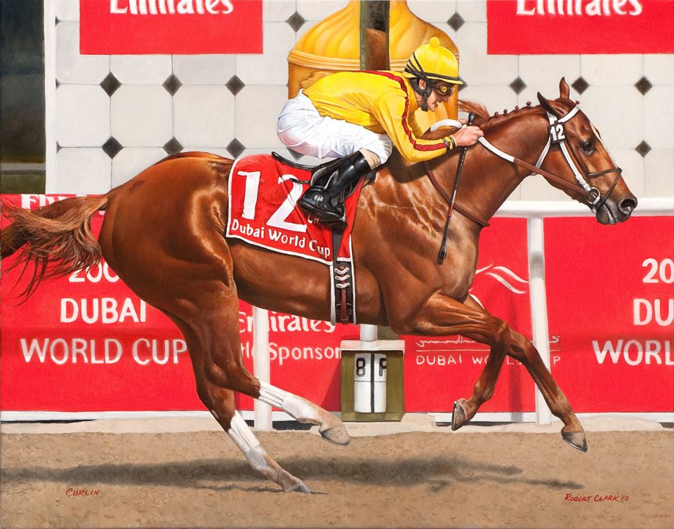 Curlin by Robert Clark, Artist Curlin by Robert Clark, Artist